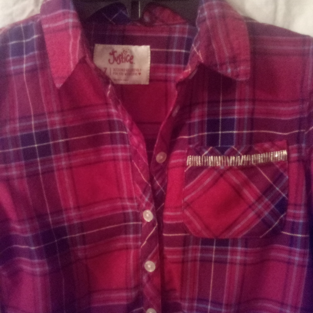 Girls Justice long sleeve shirt - Picture 2 of 3